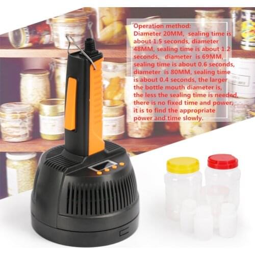 Brand New Portable Magnetic Induction Bottle Sealer 20-100mm with memory function