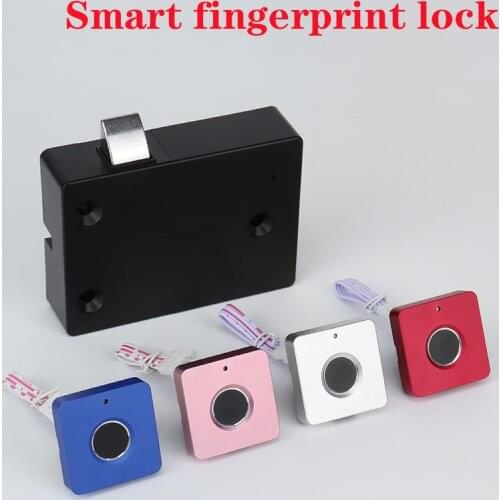 Waterproof USB Charging Smart Fingerprint Lock Drawer Lock Unlock Cabinet Lock Biometric Fingerprint Lock 20 Fingerprints