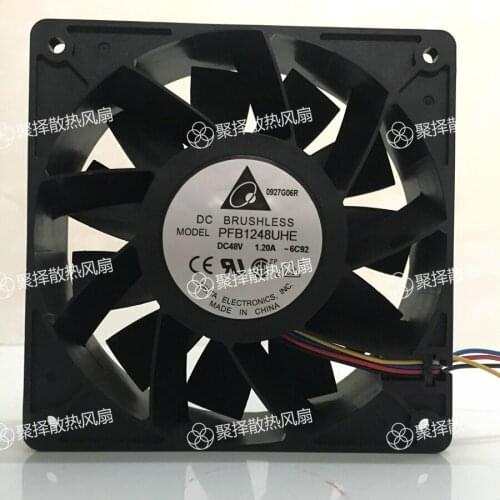 In the Delta PFB1248UHE 12 cm 12038 48 v 1.20 A fan PFC1248DE 4 line