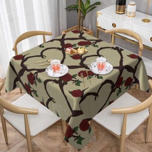 Heart Tablecloth Waterproof Print Table Cover Garden Wholesale Protection Polyester Table Cloth