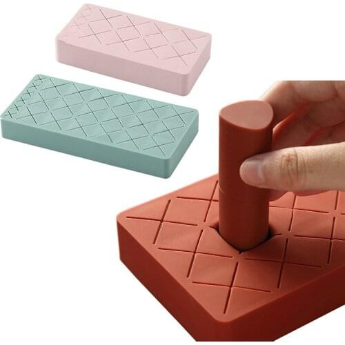 Womens Cosmetic Holder Silicone Lipstick Storage Box Makeup Desktop Collection Eyebrow Pencil Makeup Brush Display Stand