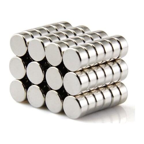 5mm 6mm 8mm DiameterX1-2mm Thick Super Strong Disc Cylinder Round Magnets Rare Earth Neodymium N35