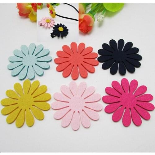 5cm non-woven flower applique 40pcs/lot garment appliques for decoration DIY hair accessories