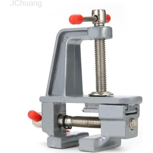 Aluminum Bench Vise Woodworking Table Clamp Crimping Hand Tool Table Vise Mini Locksmith Clip Small Jewelers DIY Parts