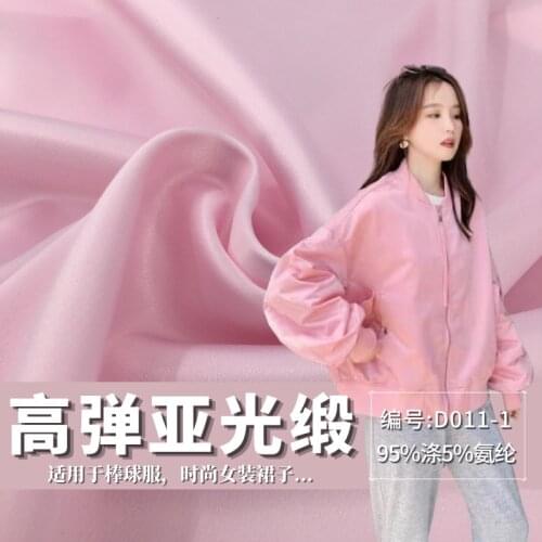 Satin polyester fabric Blazer trousers suit fabric Suit Pants Dress for Sewing skirt summer tops shirts