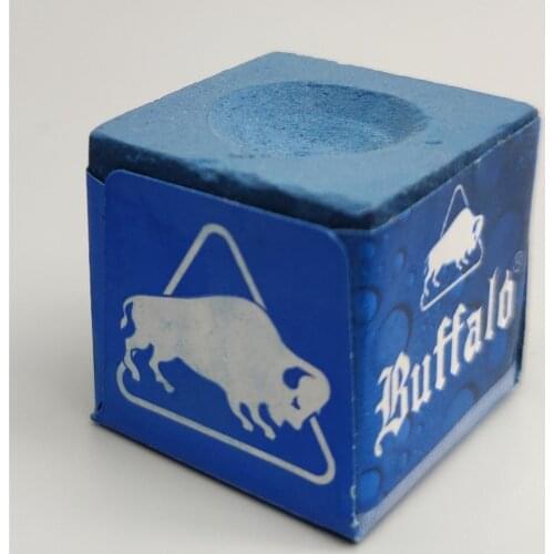 Billard Chalks Pool Chalk 2 pcs Buffalo High Performance Pro Billiard Carom Pool Cue Stick Blue Chalks Billiard Accessories