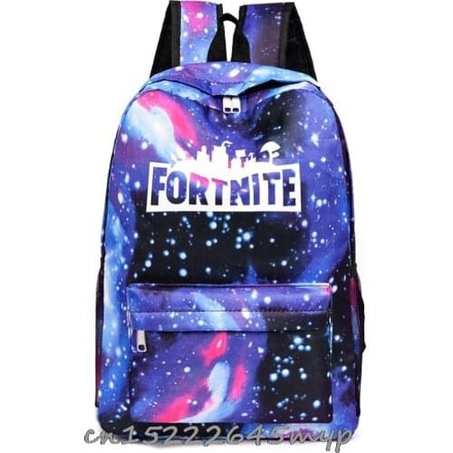 Newest Backpack Children Fortnite Game School Bags For Boys Girls Backpacks Large Capacity Children School Supplies Mochilas