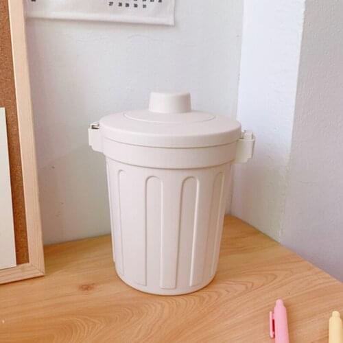 Garbage bin Desktop trash can home bedroom bedside Mini Waste trash Bin kitchen garbage box Table Dustbin Sundries Storage Box