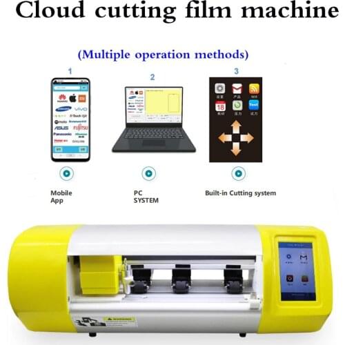 Cloud film cutting machine for mobile phone, Intelligent Hydrogel film cutter for Iphone Android IPAD,screen protector cutter
