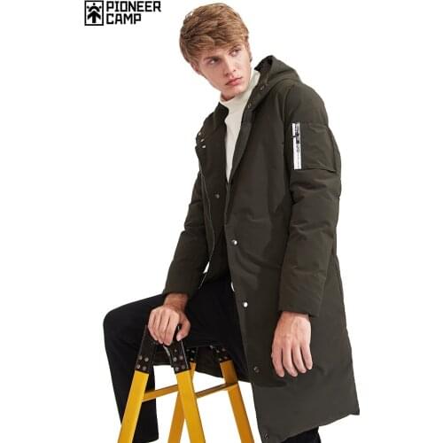 Мужские зимние парки Pioneer Camp China At AliExpress