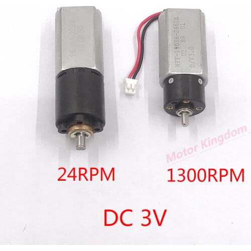 Micro Mini 180 Planetary Gear Motor 17mm DC 1.5V-3V 24RPM 1300RPM High Torque Gearbox Reduce Engine DIY Robot Car Toy Model