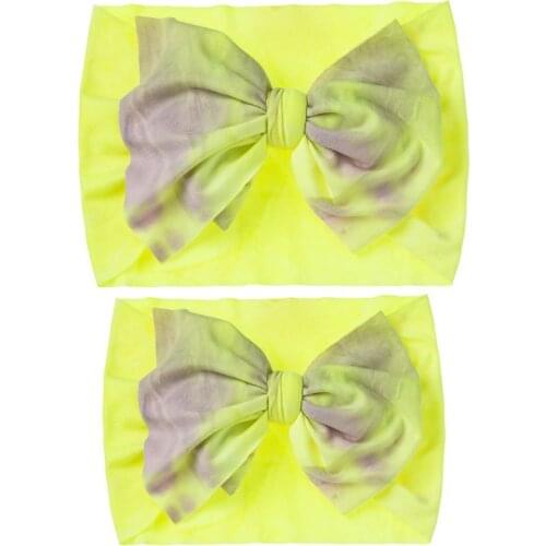 Hair Bands for Adult Kids Mother and Daughter Tie Dyed Cloth Baby Girl Headband Girl Hair Accessories Elastic Toddler Hairbands