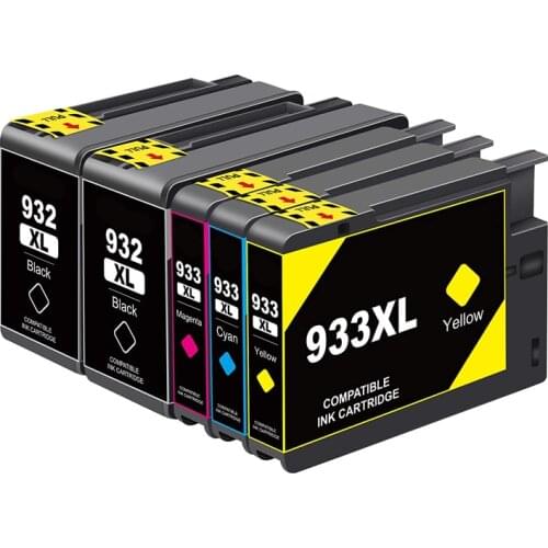 Befon 932 933 Replacement for HP 932XL 933XL Ink Cartridges Compatible with HP Officejet 6600 6700 7110 7612 7610 6100 Printer