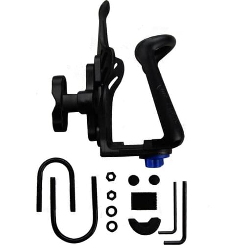 Heavy Duty Aluminum Alloy Motorcycle Handle Bar Rail Mount Drink Bottle Cup Holder