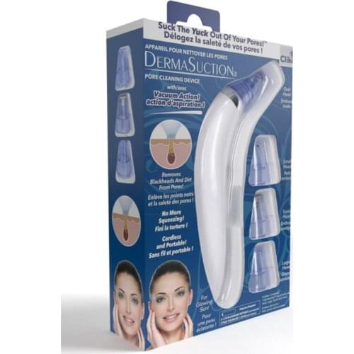 Derma Suction Vacuum Blackhead And Facial Cleaning Device Works With Battery