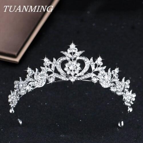 Vintage Crowns And Tiara Wedding Brides Headband Hairbands Bridal Rhinestone Tiaras Vintage Crowns Hair Jewelry