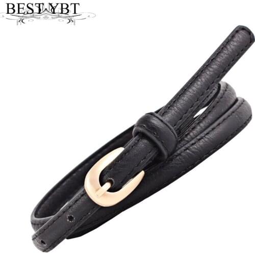Best YBT Women Imitation Leather Belt Alloy Pin Buckle Belt Luxury Brand Female Fashion Punk Jeans Wild Women Personality Belts