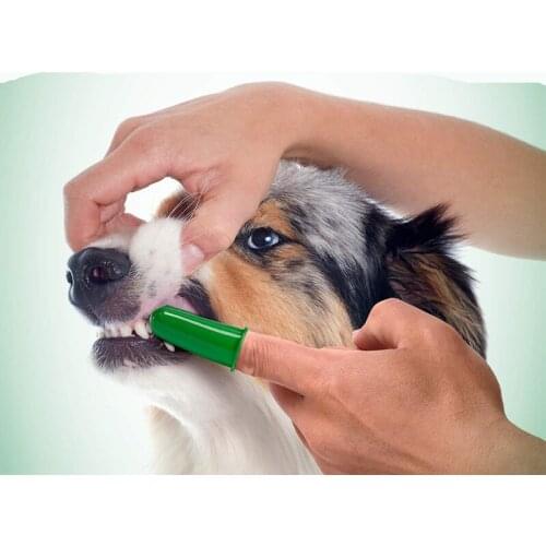 1/3/6 Pcs Food Safety Dog Cat Toothbrush Finger Toy Dental Hygiene Brushes Soft Silicone Pet Finger Toothbrush Puppy DogToys