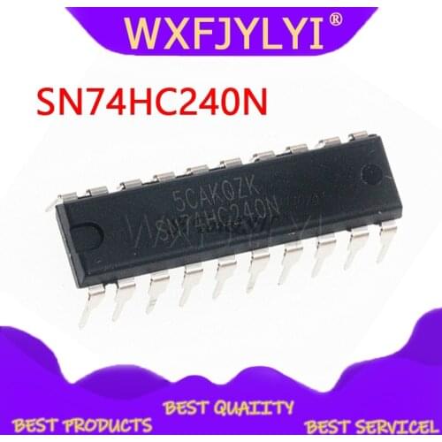 10pcs/lot 74HC240 SN74HC240N DIP-20 inverter / buffer chip new original