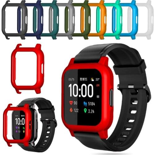 10 Colors PC Watch Case For Xiaomi Haylou LS02 Protective Accessories Smart Watch Anti-scratch Watch Cover Case Bumper Shell