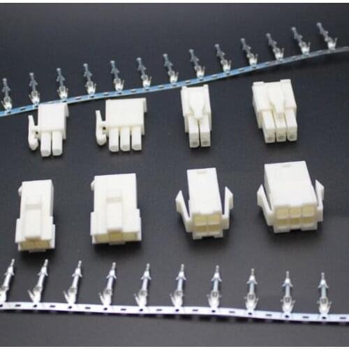 5 set Automotive 4.14mm Electrical wire Connector Male Female cable terminal plug Kits Motorcycle car