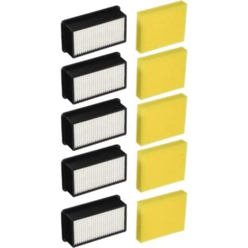 5 Pack Filters for Bissell 1008 CleanView Vacuums Replacement Filters Kit,Compare To Part 2032663 & 1601502