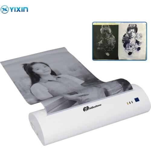 A4 Portable Bluetooth thermal Printer Built-in Battery Support PDF Documents photosTattoos Mobile Phone PC USB