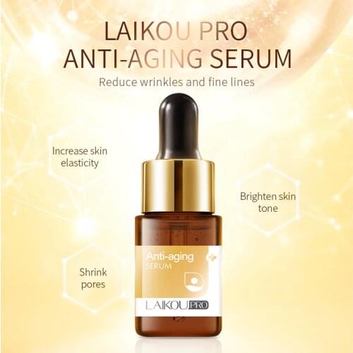 LAIKOU Pro Anti-Aging Serum Deeply Nourishing & Moisturizing ,Prevent Freckles Reduce Wrinkles And Fine Lines Brighten Skin Tone