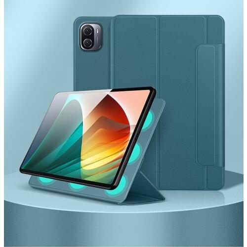 Case For Xiaomi MiPad5 PU cover Strong Magnetic Adsorption Case with pencil holder for xiaomi mi pad 5 pro pu+pc case