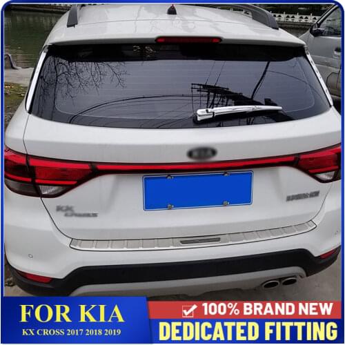 For Kia KX Cross 2017 2018 2019 Car Rear Window Screen Wiper Cover Trims Sticker Auto Accessories Molding Garnish