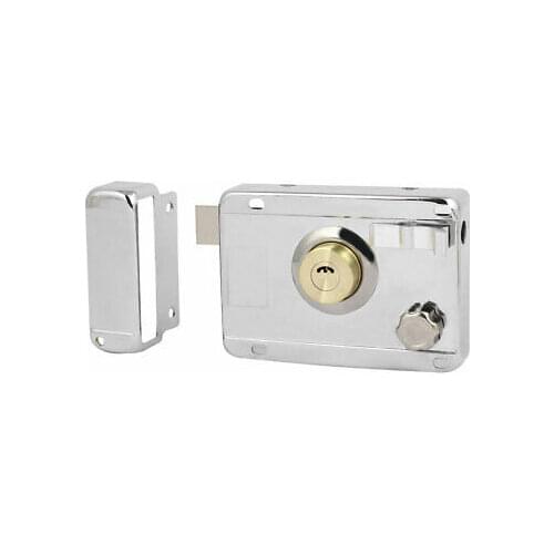 Home Door Gate Safety Vertical Keyway Cylinder Deadbolt Rim Lock Set