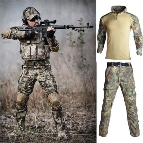 Camouflage CP Special Force Tractical Milirary Clothing Men Shirts Pants Suit US Army Uniform Airsoft Work Clothes Combat Proven