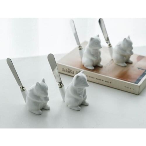 Creative Home Decoration Cheese Cheese Knife Butter Knife Toast Jam Spatula Fun Gift Animal Decoration home decore HP91502