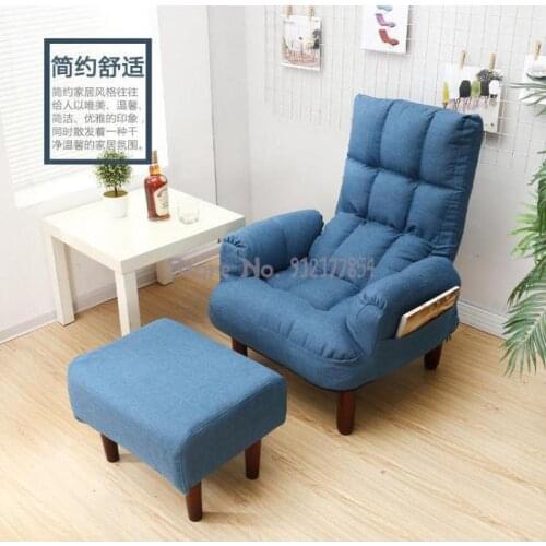 Lazy Sofa TV Computer Sofa Chair Breastfeeding Nursing Chair Japanese Folding Chair Single Fabric Sofa Free Shipping