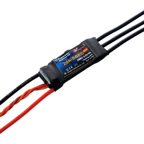 Maytech 20A Brushless ESC FP32bit 16volt Dc Motor Speed Controller For Rc Plane RTF