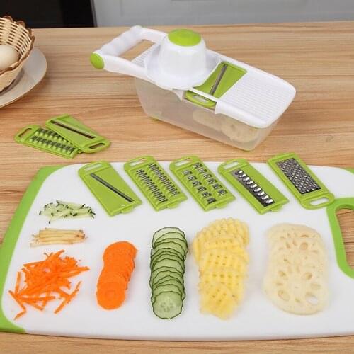 Multifunctional Vegetable Cutter Manual Food Processors Manual Slicer Fruit Cutter Peeler Carrot Cheese Grater Kitchen Gadgets