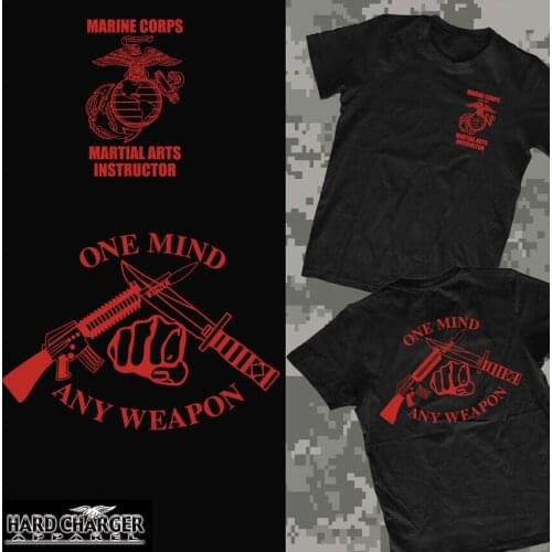 2020 Fashion Marine Corps Martial Arts Instructor Mai Mcmap Usmc Outstanding New T- Shirt Double Side Tees