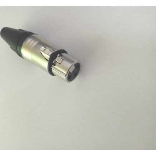 500pcs XLR 3- Pin silver Female ADAPTER Cable New