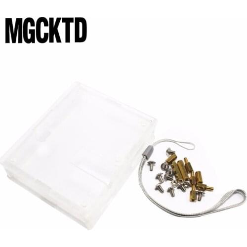 Clear Acrylic Case Shell Housing For LCR-T4 Transistor Tester ESR SCR/MOS