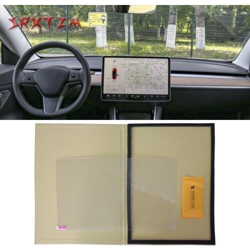 For Tesla Model 3 15" Center Control Touchscreen Car Navigation Touch Screen Protector P50 P65 P80 P80D 9H Tempered Glass