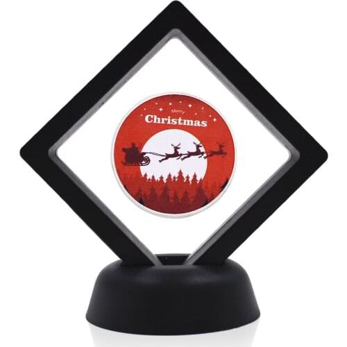 Symbol of 2020 Collectible Coins Christmas Silver Plated Coin Challenge Coin with Box Home Decor