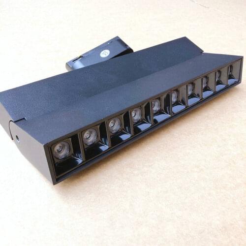 Dimmable 20W LED Track Light Rail Spotlight AC110V 220V Ceiling Lamp Floodlight for Home Clothing Shoes Shop Stores Lighting