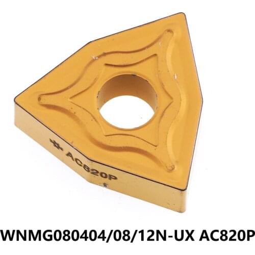 WNMG080404N-UX WNMG080408N-UX WNMG080412N-UX AC820P AC810P AC830P 100% Original Carbide Inserts Lathe Cutter Turning Tool CNC