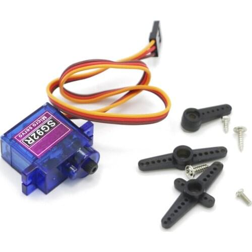 5pcs SG92R Micro 9g Servo Nylon Carbon fiber Gears Replace SG90 For RC Model Aeromodelling Helicopter Parts