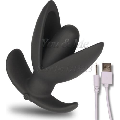 10 Speeds Prostate Massage Vibrating Opening Butt Plug Anus Dilators Anal Plug Vibrator Adult Erotic Sex Toys for Woman Men Gay