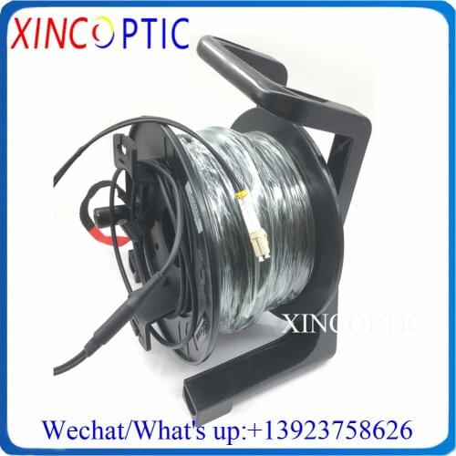 100M 2F/2Core MM OM1 4.0mm LSZH/TPU,100Mts 2C 62.5/125 LC/SC/ST/FC MultiMode Armored Fiber Optical Patch Cord Cable with PCD235