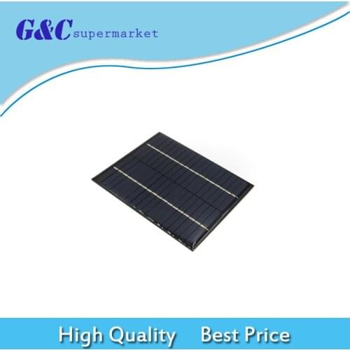 2W 18V Polysilicon Solar Panel PV Plate Charge Battery Power Electronic Outdoor Travelling Powerbank DIY Module Cell electronics