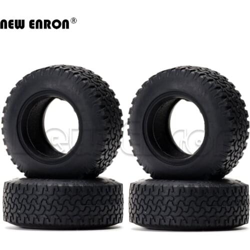 4Pc 1.55 Inch Soft Rubber Terrain 78*46mm Wheel RC Tires for 1/10 RC Crawler Car Axial AXI90069 Tamiya LC70 MST JIMNY YETI D90