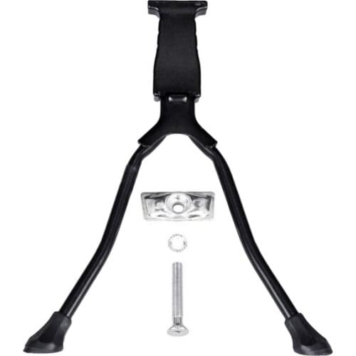 80% Hot Sale Aluminium Alloy Anti-slip Double Legs Center Mount Bicycle Kickstand Holder Bike Accessories