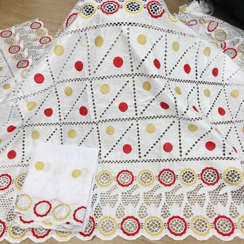 African Bazin Fiche Fabric With Brode 2021 Latest Fashion Embroidery Bazin Lace Fabric With Net Lace African Lace Fabric 7yards